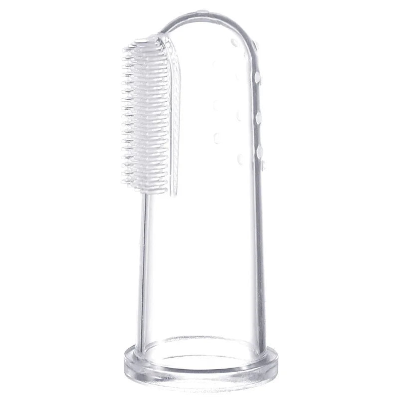 Soft Silicone Pet Finger Toothbrush – Gentle Gum Care for Dogs & Cats