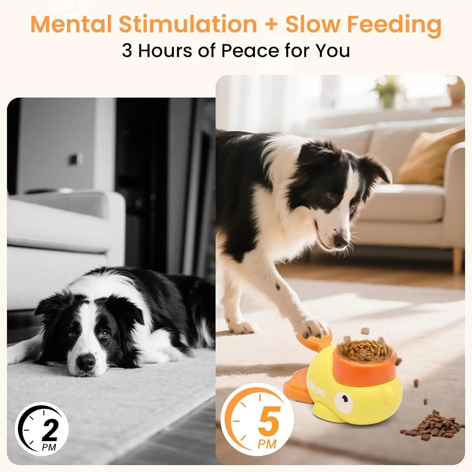 Duck Puzzle Treat Dispenser – Interactive Dog Slow Feeder Toy with Flip-Lid Compartments, Mental Stimulation & Non-Slip Base