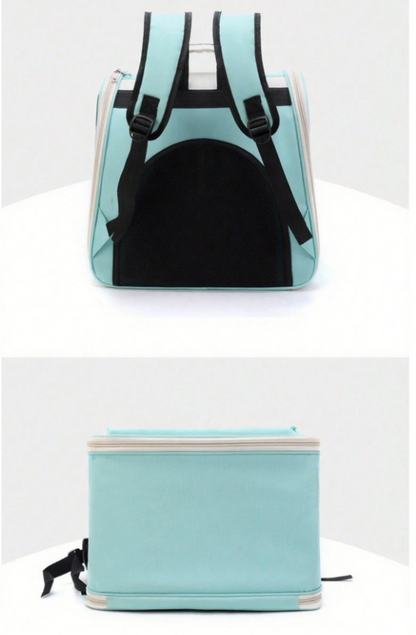 AirFlow XL Pet Backpack – Airy Mesh Cat Carrier, Foldable Oxford Cloth